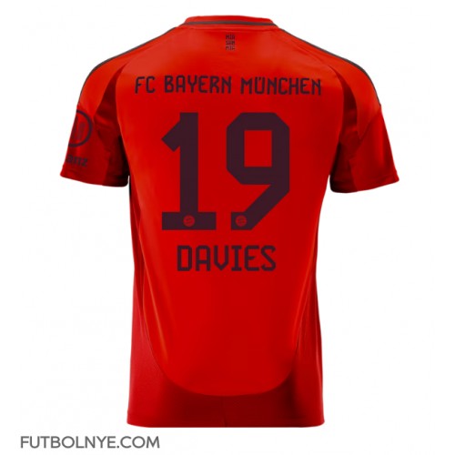 Camiseta Bayern Munich Alphonso Davies #19 Primera Equipación 2024-25 manga corta